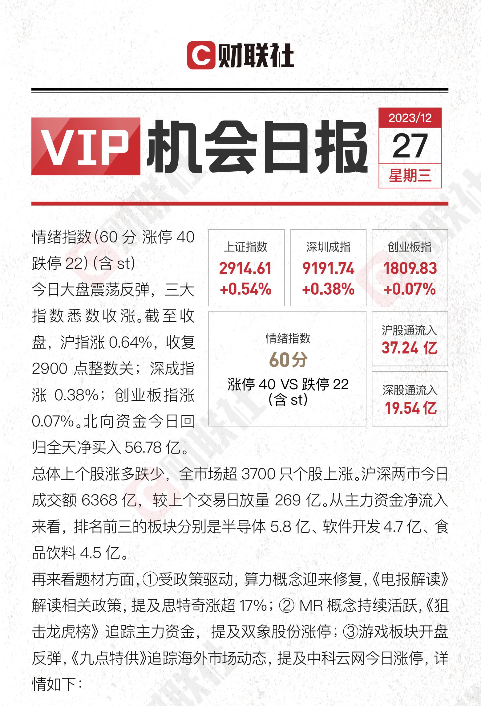 今日投资参考：豆包大模型升级 农业板块迎催化