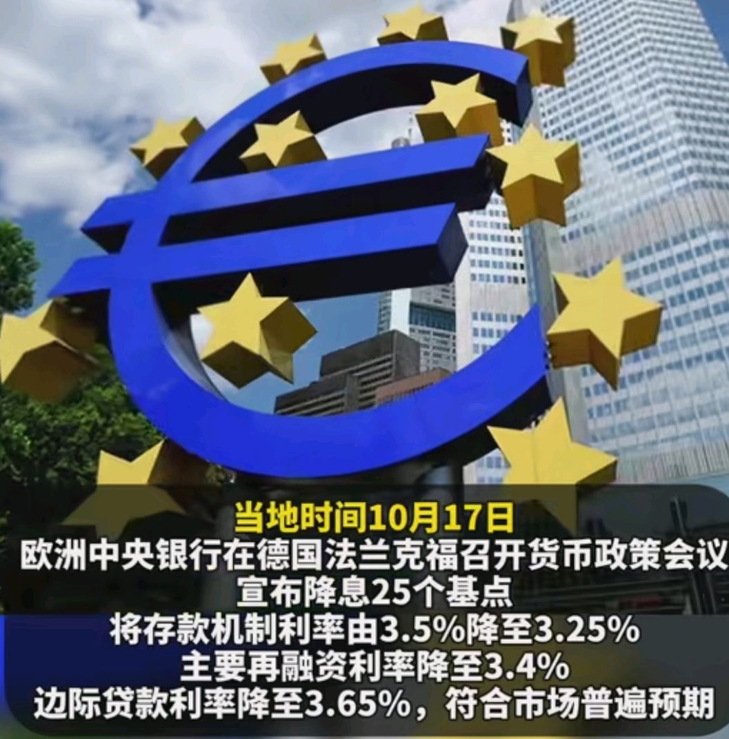 欧洲央行维持利率不变,主要存款利率稳定在2%