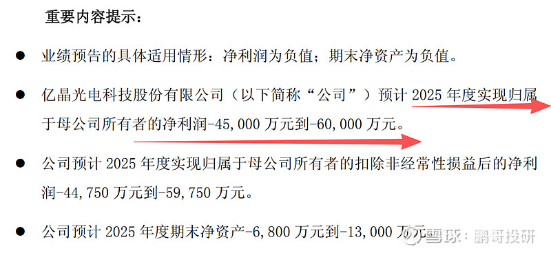 易华录:预计2025年净利润亏损且期末净资产为负值