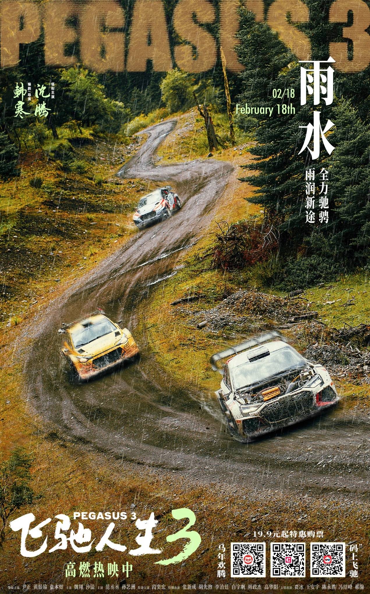 影片《飞驰人生3》票房突破19亿元