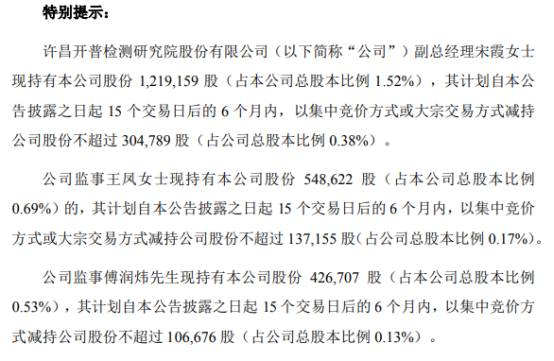 衢州东峰：多名股东拟合计减持不超0.81%公司股份